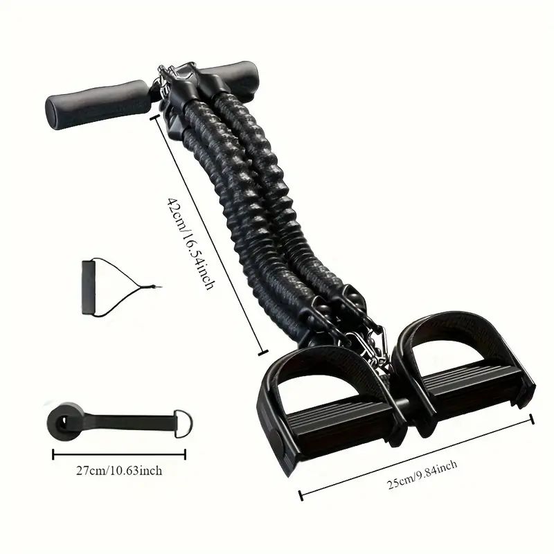 Home Gym Garden - Pedal Tension Rope Puller Exercise At