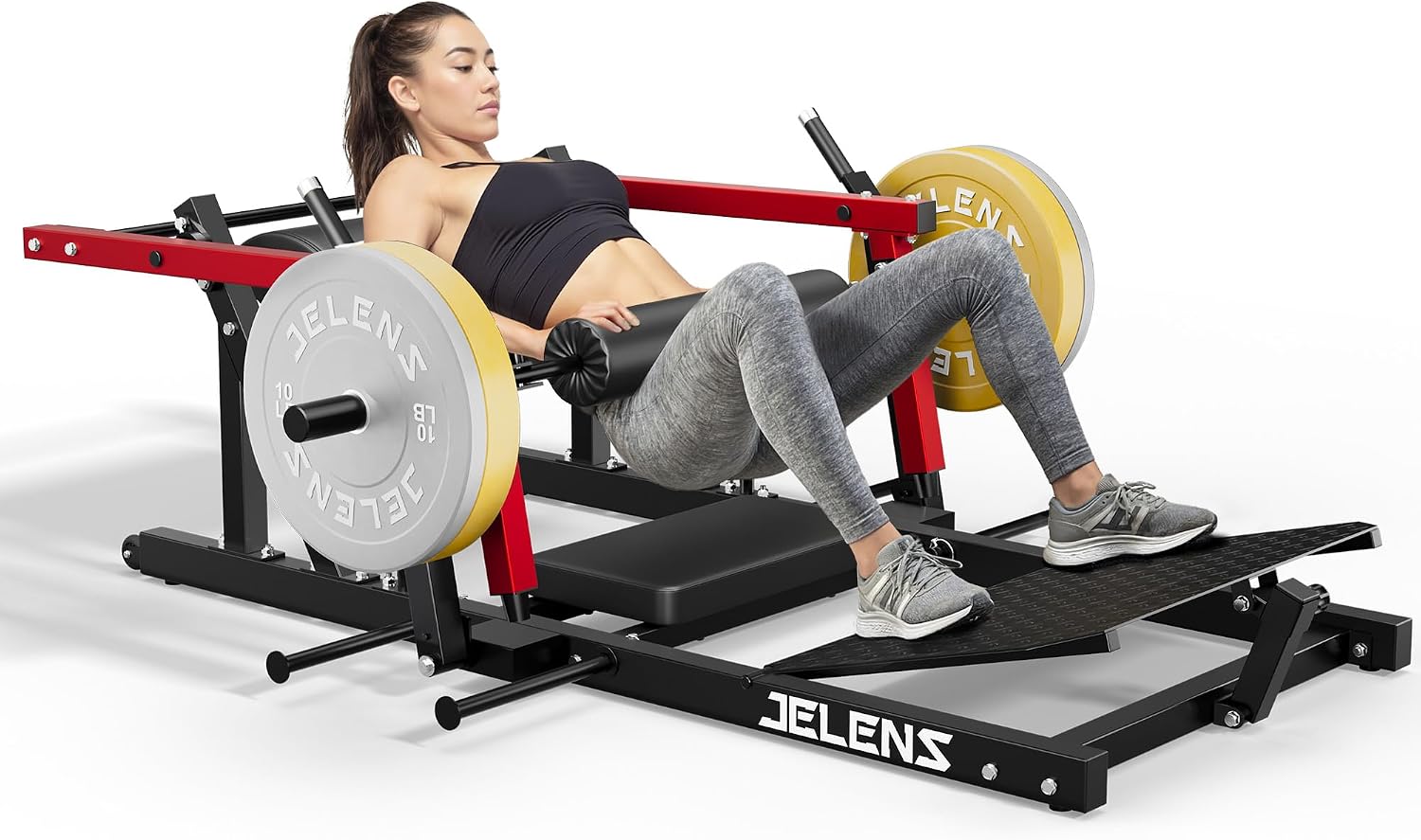 Home Gym Hip Thrust Machine - Plate Loaded Hip Thrust Glute Bridge