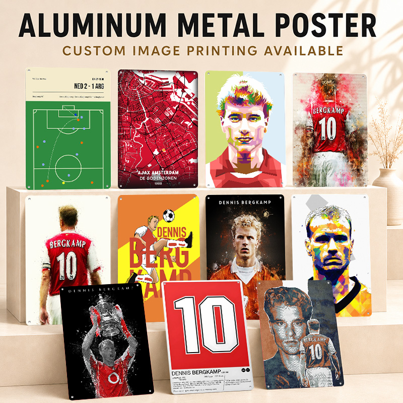 Home Gym Yes Or No - Dennis Bergkamp Aluminum Posters Personalized Metal