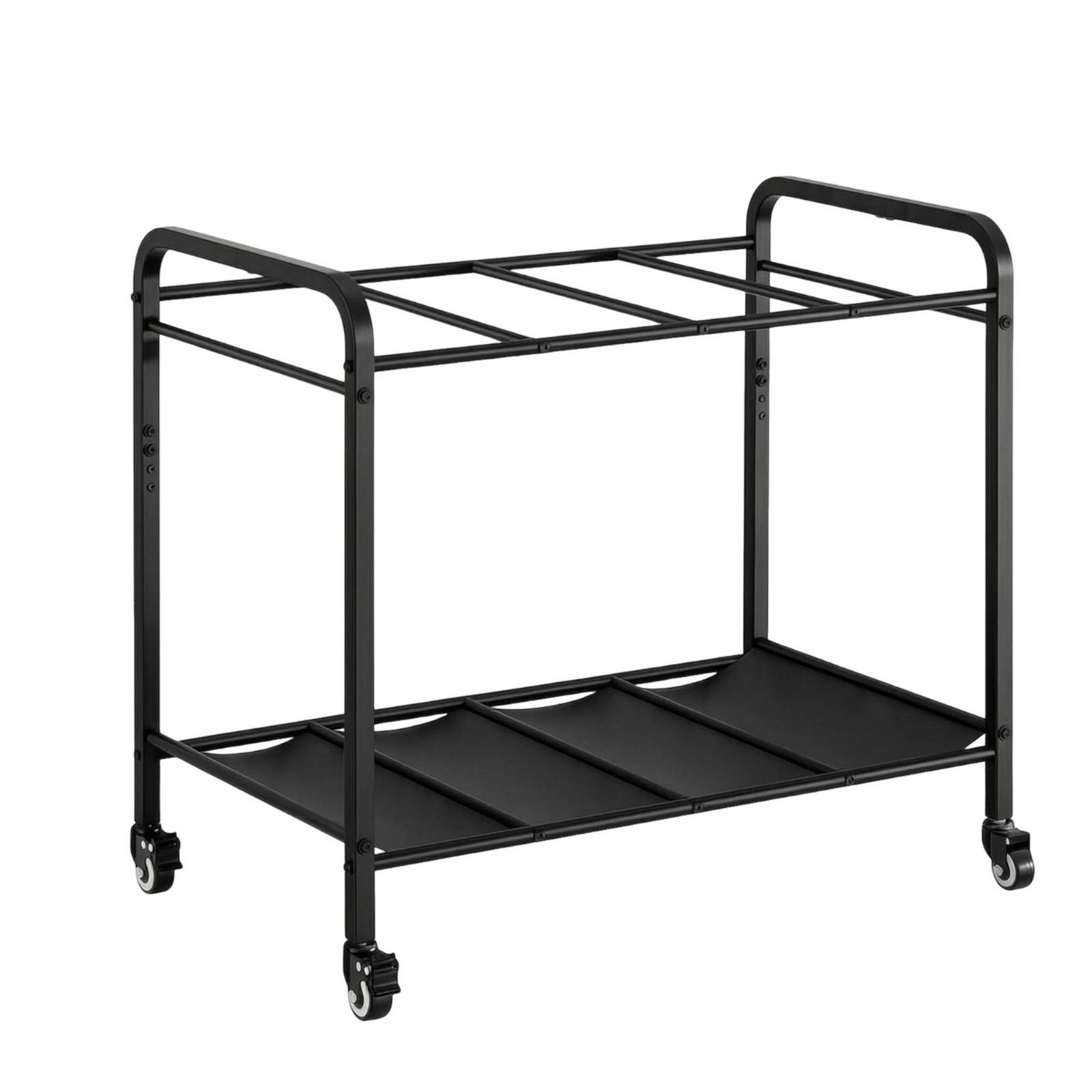 Home Gym Gear - Fitness Gear Organizer Movable Storage Cart