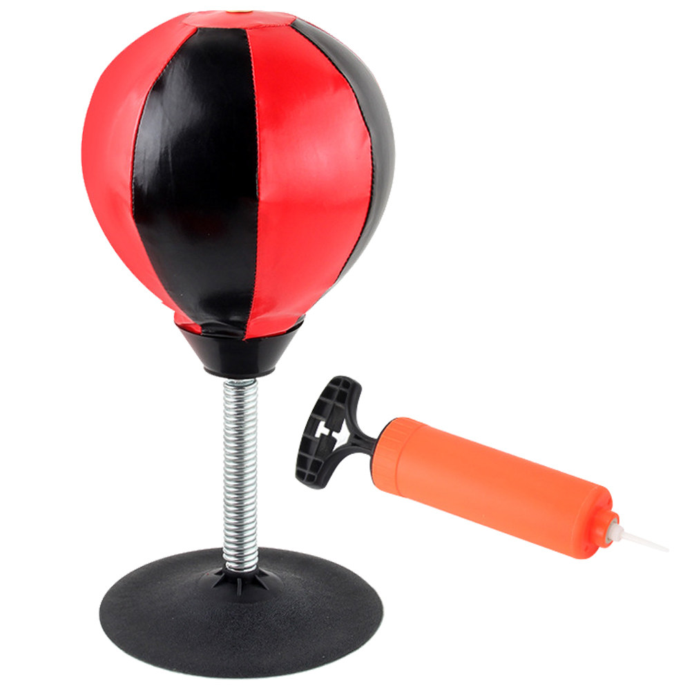 1Set Desktop Stress Relief Pun - Boxing Bag Stand recension och pris