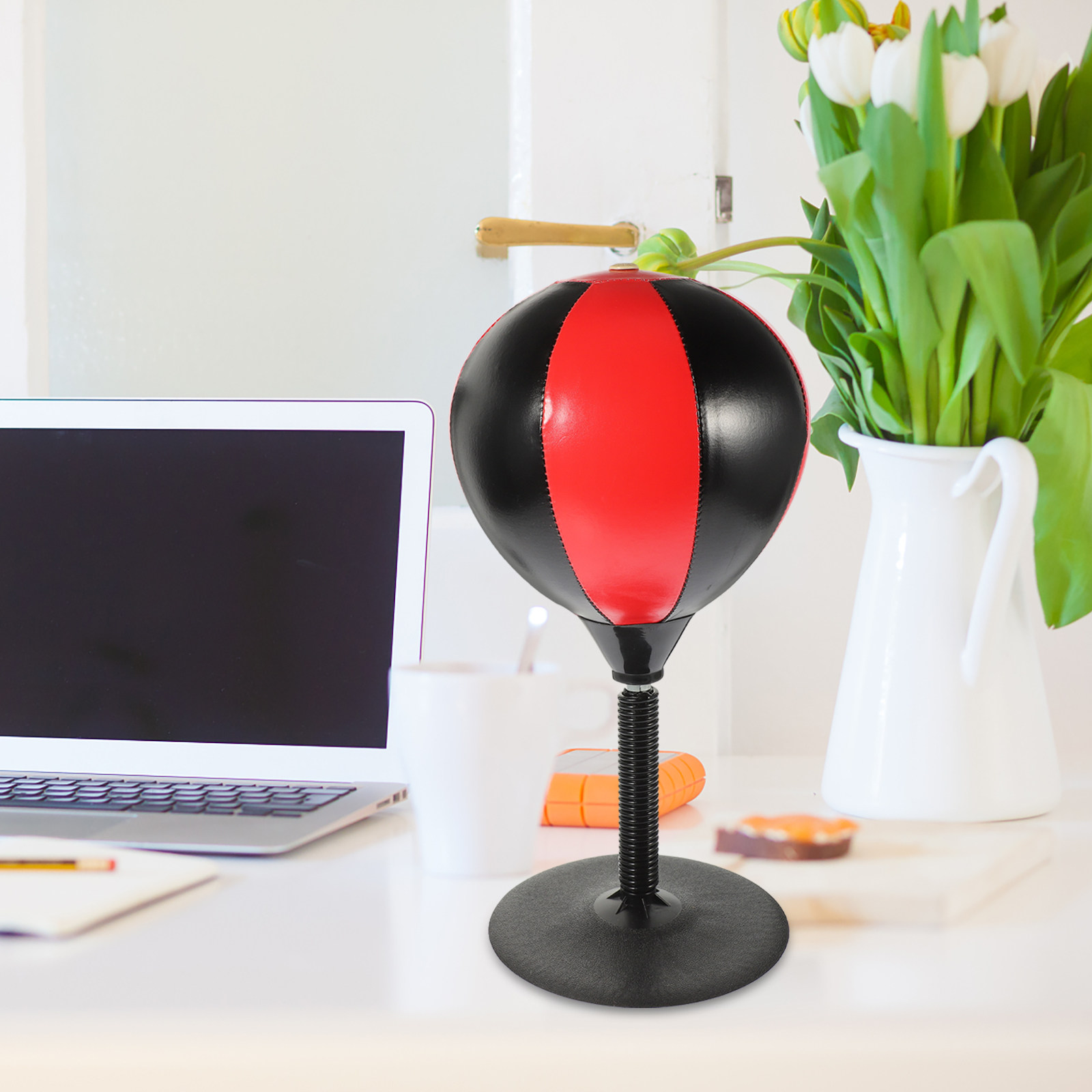 1Set Desktop Stress Relief Pun - Boxing Bag Stand recension och pris