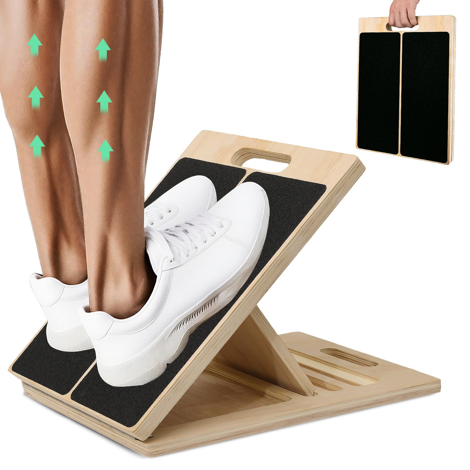 2 in 1 Wooden Balance Board &  - Seated Calf Raise recension och pris