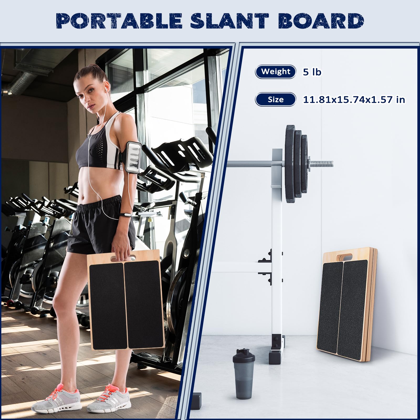 2 in 1 Wooden Balance Board &  - Seated Calf Raise recension och pris