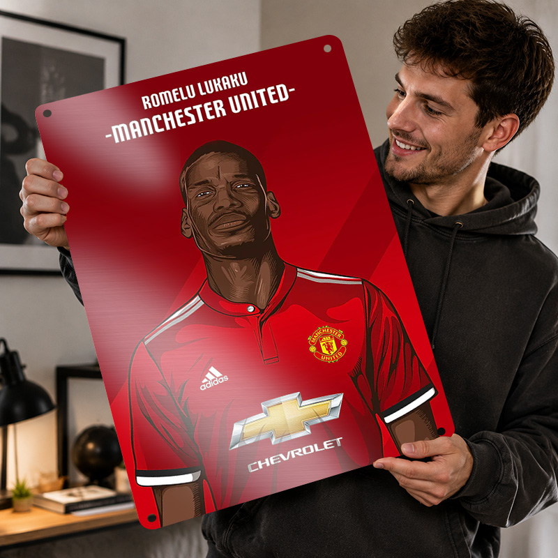 Romelu Lukaku Printed Posters  - Home Gym Yes Or No recension och pris