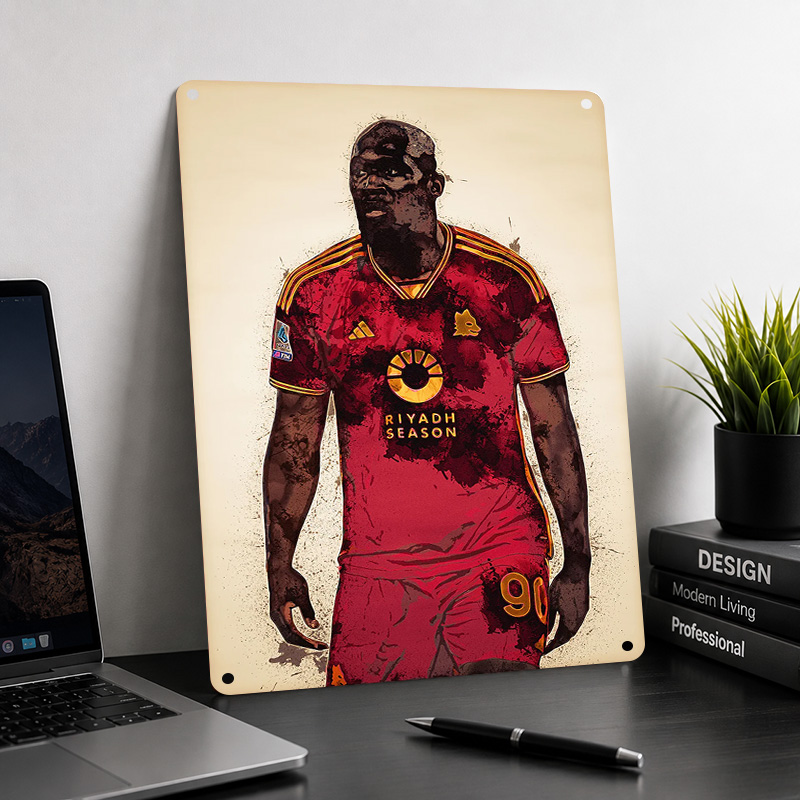 Romelu Lukaku Printed Posters  - Home Gym Yes Or No recension och pris