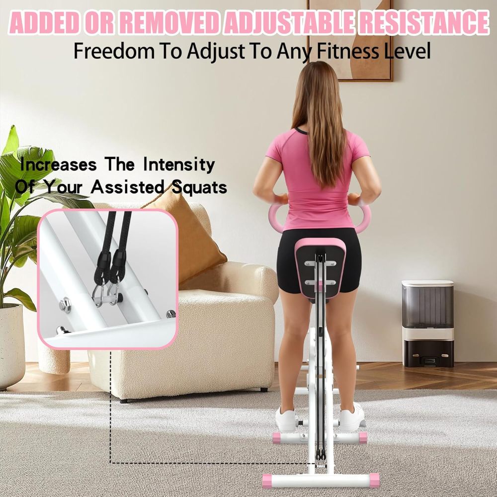 Ye Foldable Squat Machine for  - Home Gym Hip Thrust Machine recension och pris