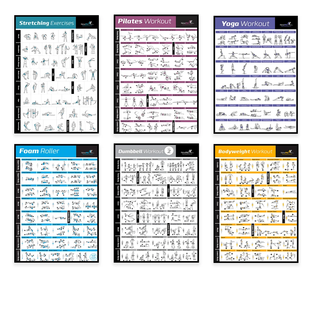 Body Exercise Training Chart W - Home Gym Setup recension och pris