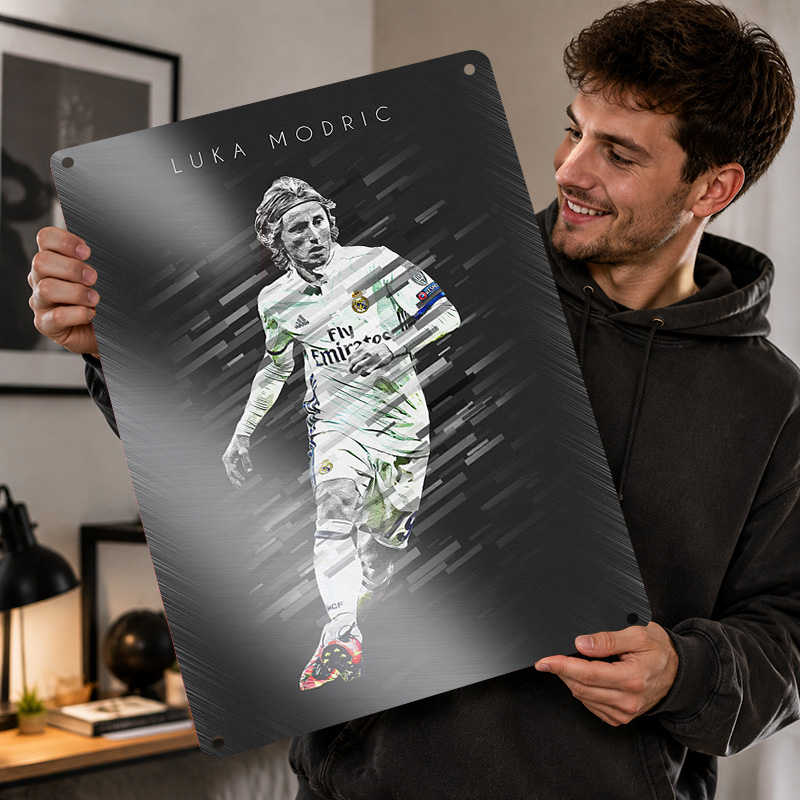 Luka Modrić Aluminum Posters C - Home Gym Yes Or No recension och pris