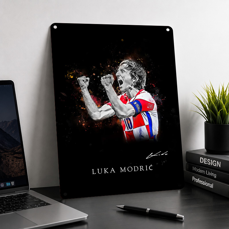 Luka Modrić Aluminum Posters C - Home Gym Yes Or No recension och pris