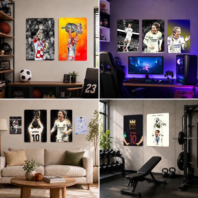 Luka Modrić Aluminum Posters C - Home Gym Yes Or No recension och pris
