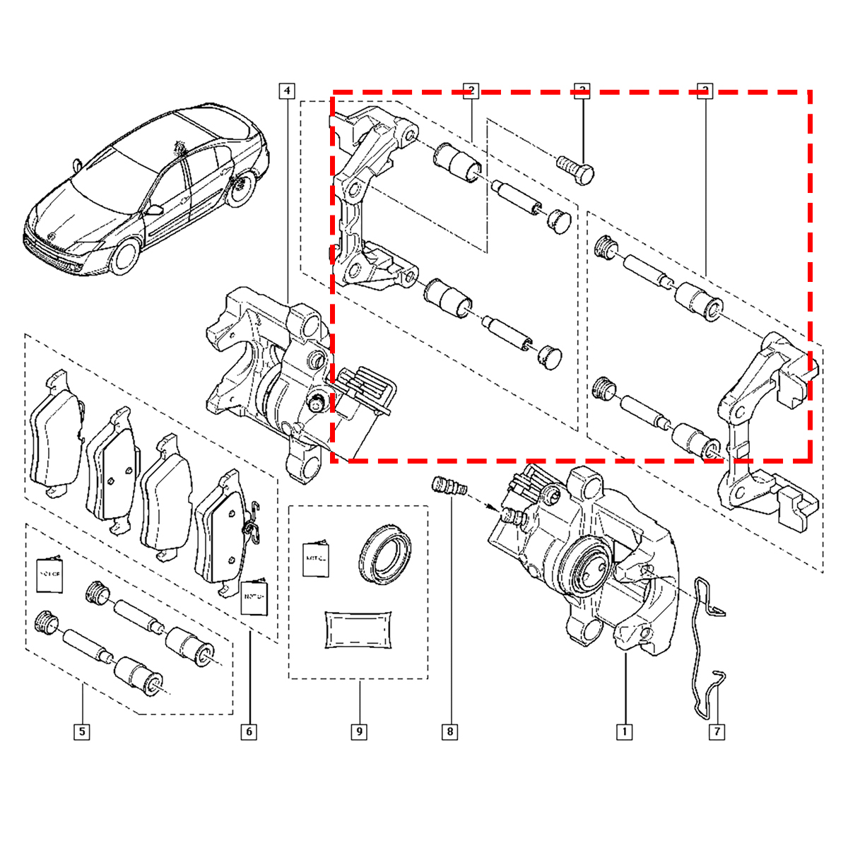 1/2Set Front Brake Caliper Sli - Gliding Disc Slider recension och pris