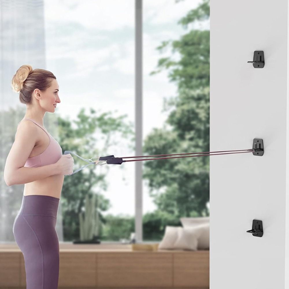3Pcs Black Exercise Band Wall  - Home Gym Workout Equipment recension och pris