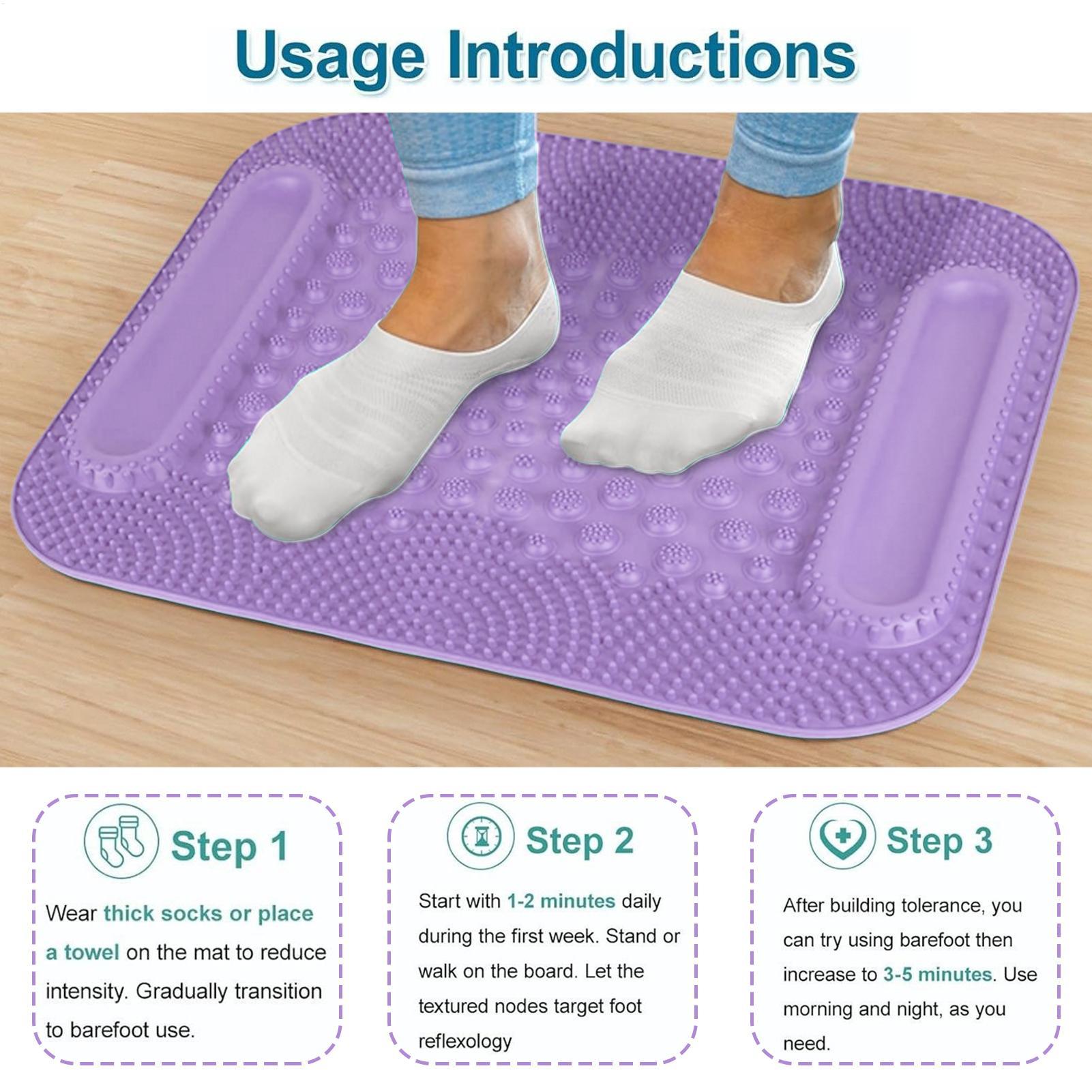 Foot Massage Mat Foot Reflexol - Home Zone Gym recension och pris