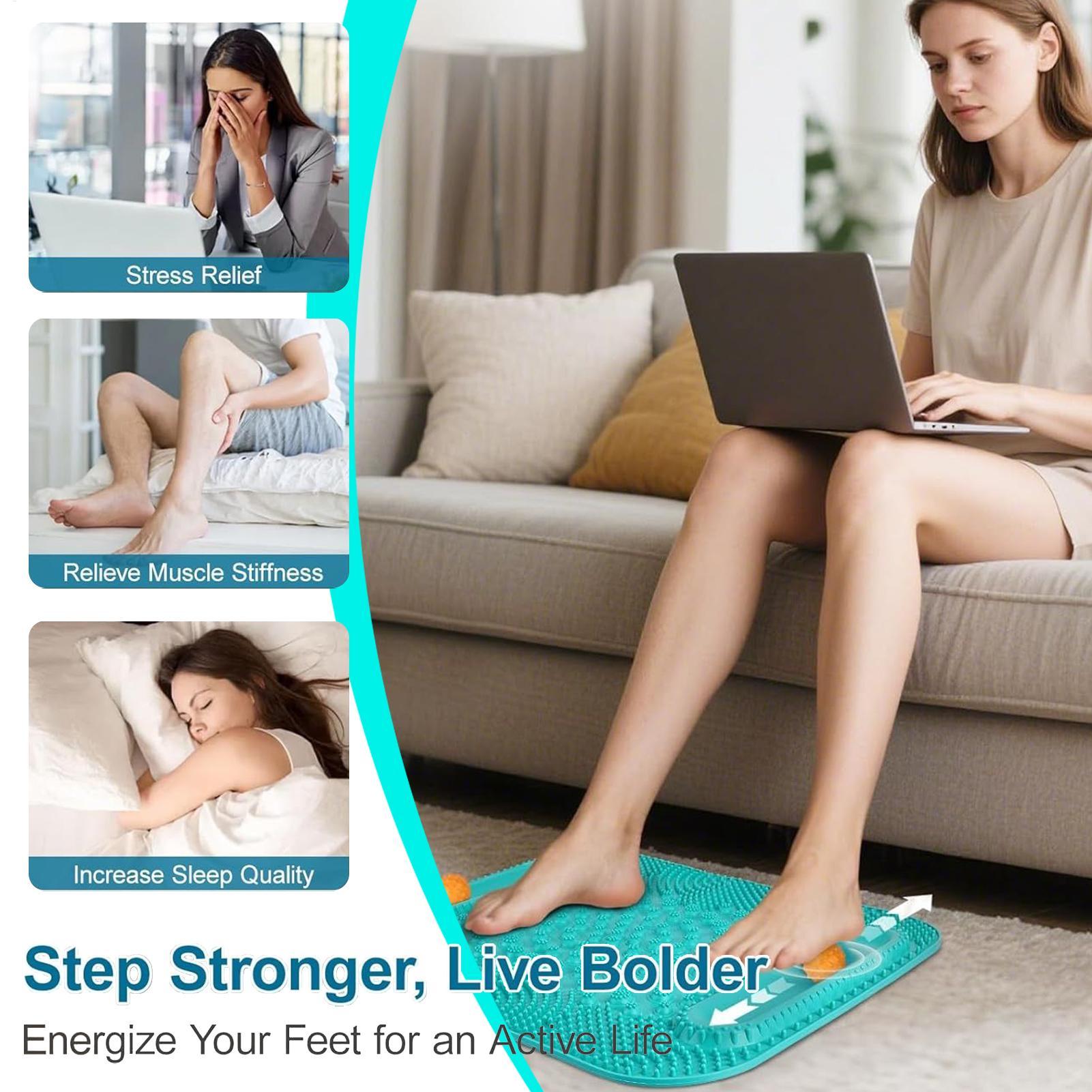 Foot Massage Mat Foot Reflexol - Home Zone Gym recension och pris