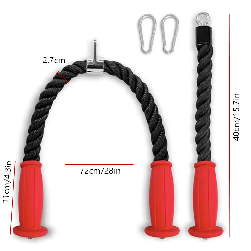 Ergonomic Tricep Ropes Non-Sli - Home Gym Garden recension och pris