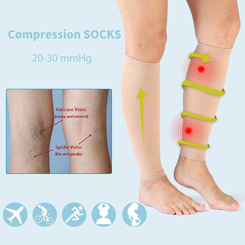 1Pair Calf Compression Sleeve  - Seated Calf Raise recension och pris