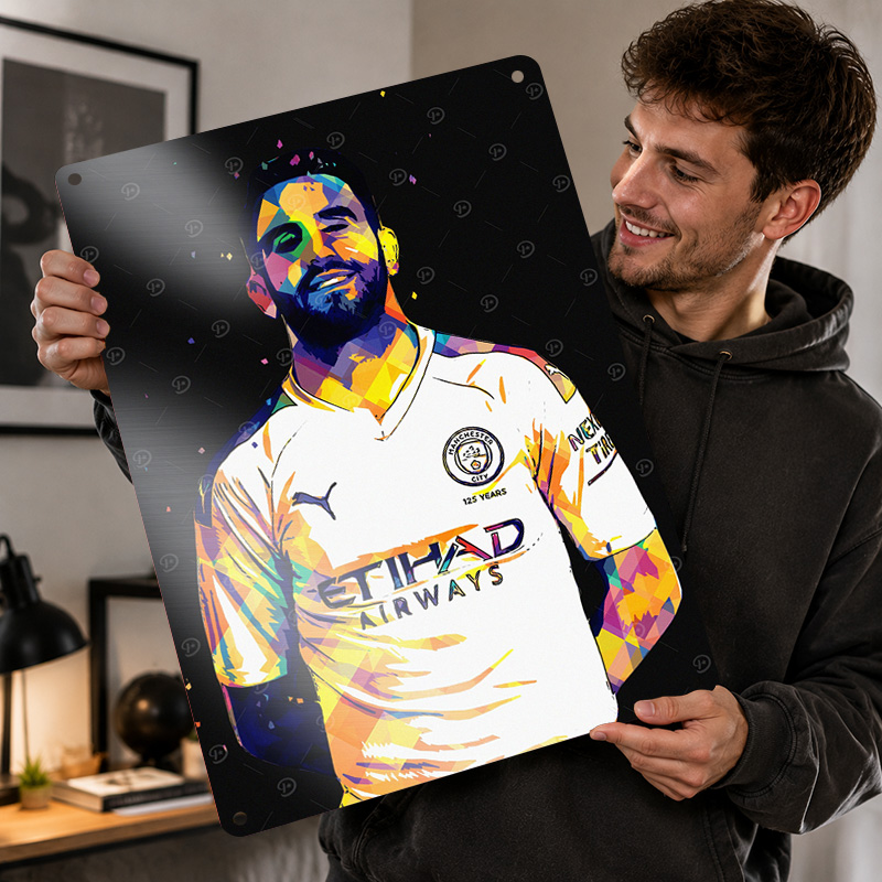 Riyad Mahrez Printed Posters C - Home Gym Yes Or No recension och pris
