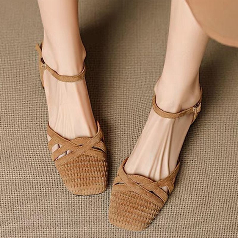 Retro Weave High Heel Sandals  - Ankle Strap Attachment recension och pris