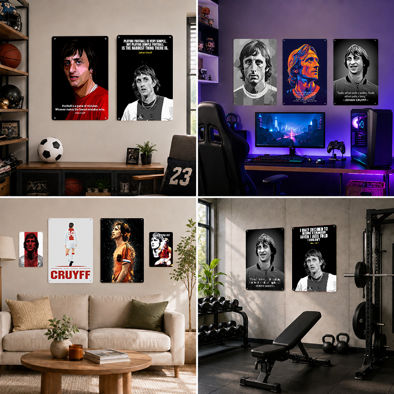 Johan Cruyff Printed Posters C - Home Gym Yes Or No recension och pris