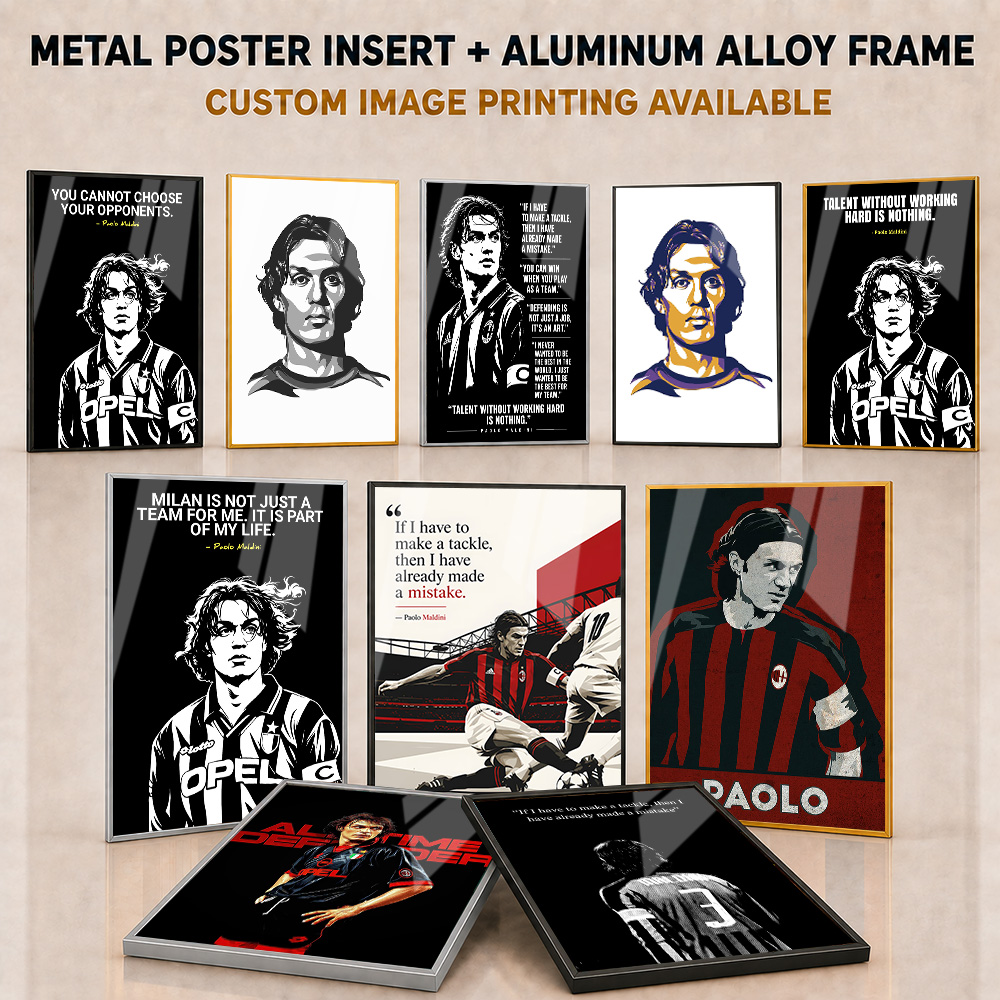 Paolo Maldini Framed Metal Pri - Home Gym Yes Or No recension och pris