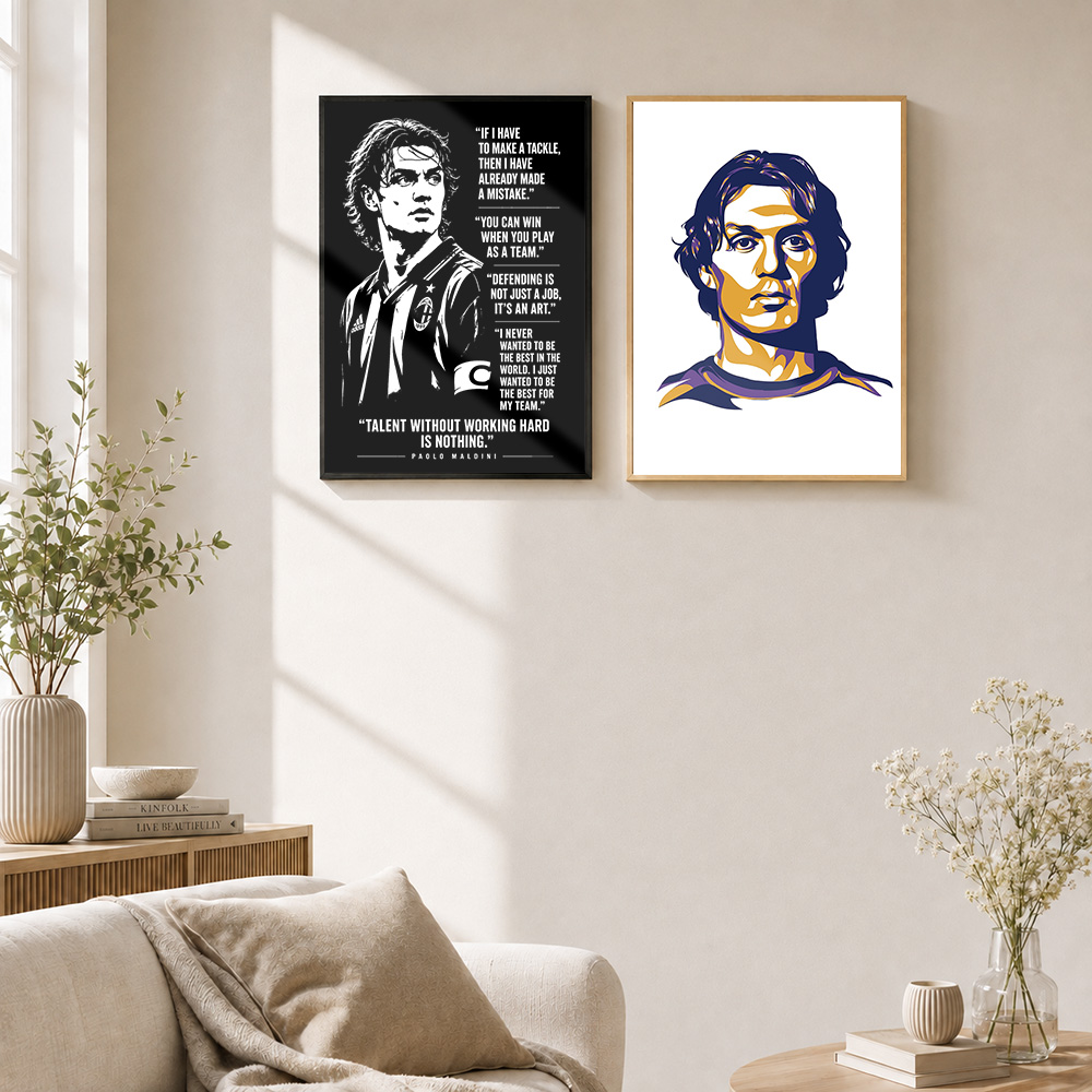 Paolo Maldini Framed Metal Pri - Home Gym Yes Or No recension och pris