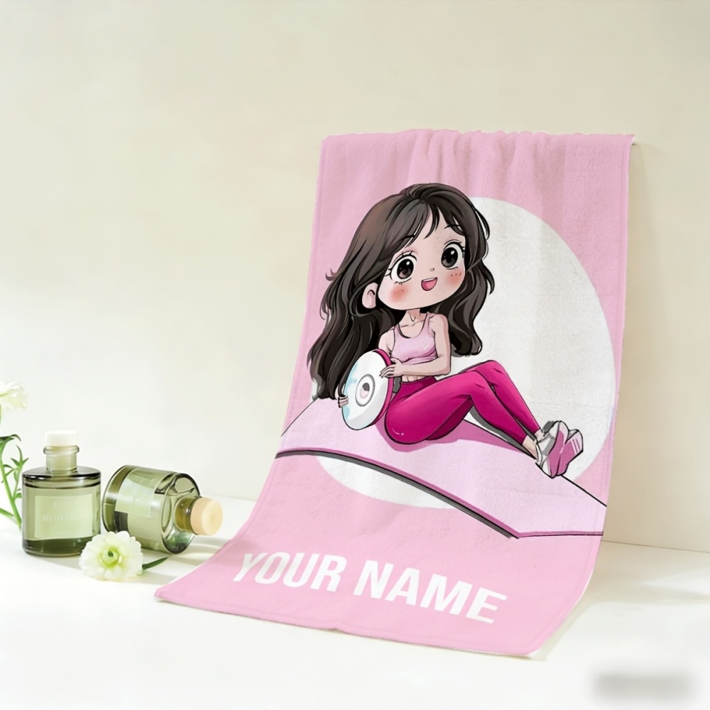 2pcs, Custom Name Towels, Cute - Home Gym Yes Or No recension och pris
