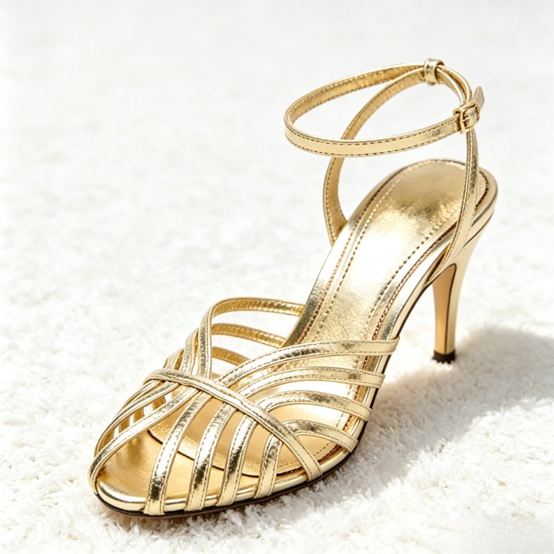 Sexy Gold Hollow Narrow Band H - Ankle Strap Attachment recension och pris
