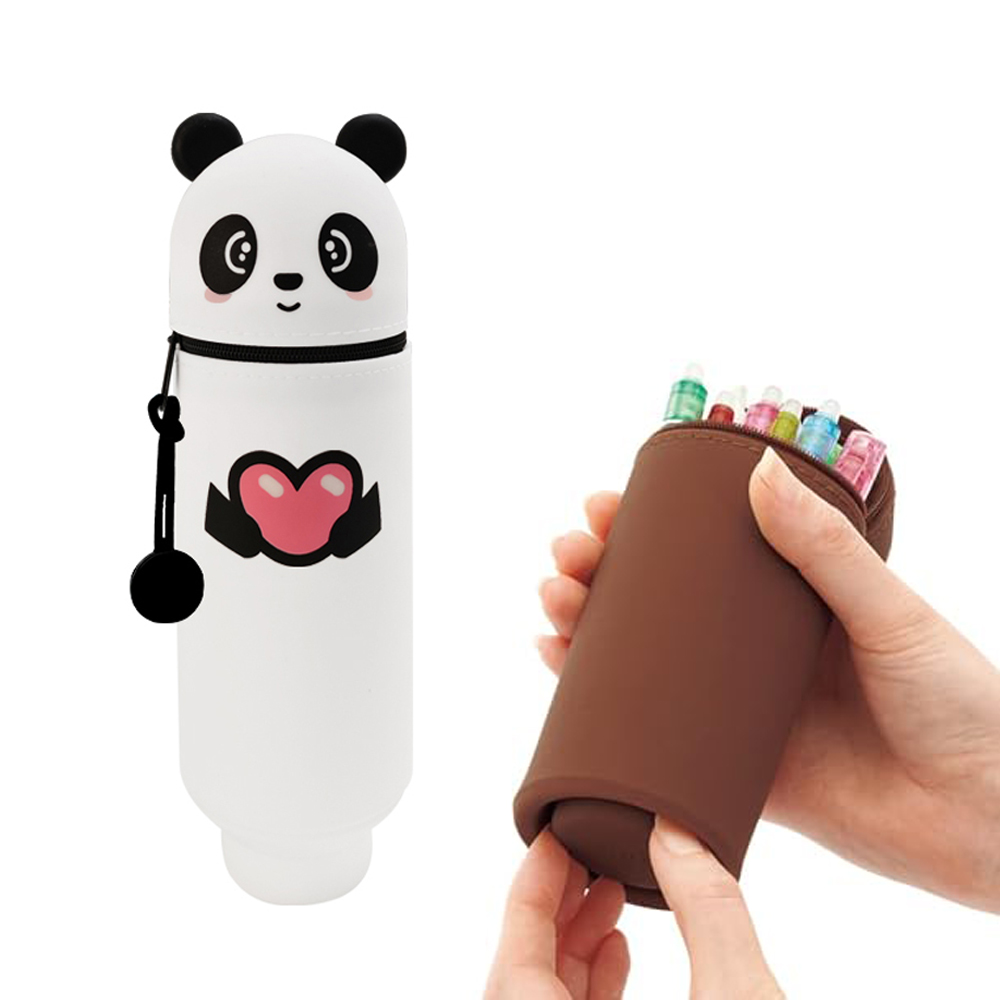 Silicone Cartoon Pencil Case w - Boxing Bag Stand recension och pris