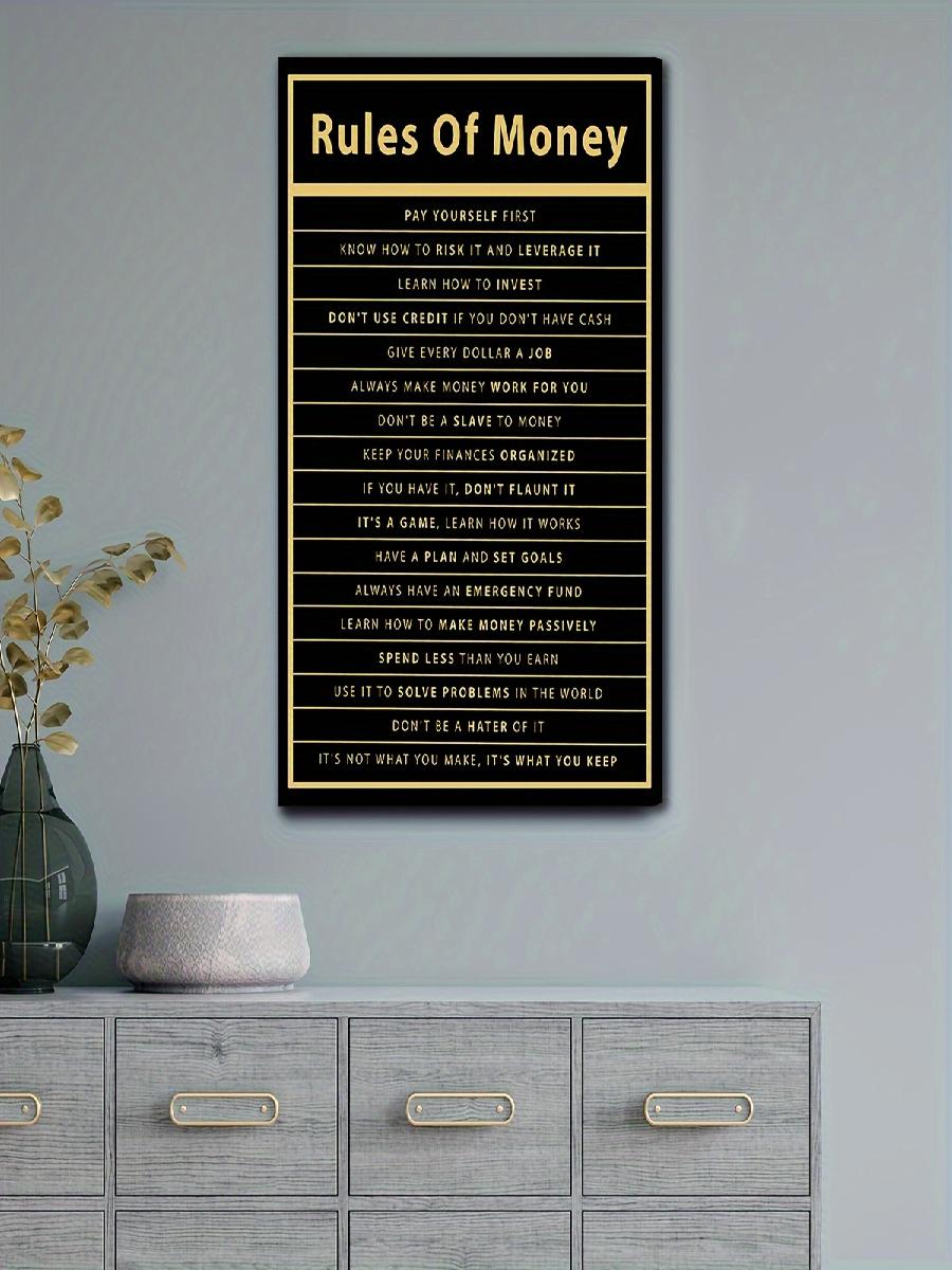 Wood Framed Motivational Canva - Home Gym Yes Or No recension och pris